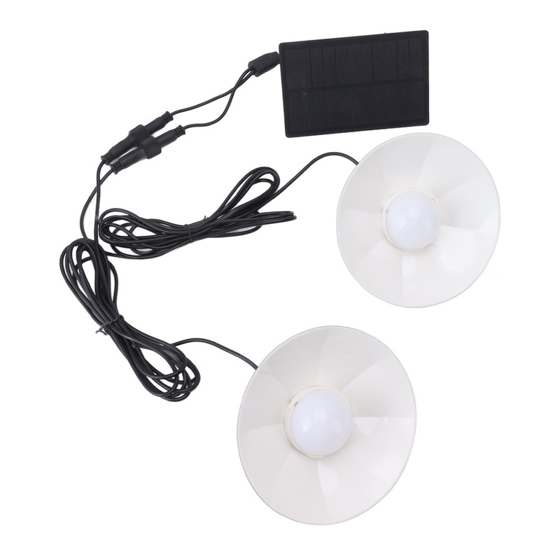 Solar Pendant Light LED Pendant Lamp Double Headed Pendant Light