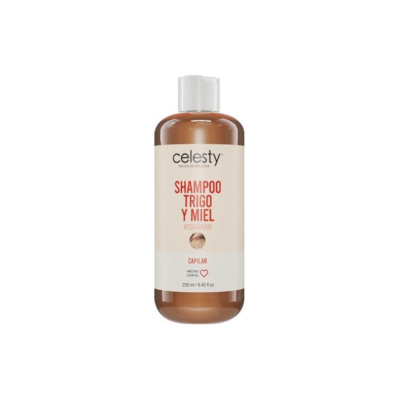 CELESTY Shampoo sin Sulfatos y Parabenos - Shampoo De Trigo