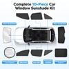 FIILINES 8PCS Window Shades Kit for 2020-2025 Ford Escape, 2