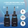 M-VAVE 2.4GHz Wireless Guitar Bass System Transmitter Receiver Built-in Battery