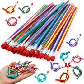 Bending Pencils, Children's Bending Pencils, Pack of 20 Colourful Bending Pencils, Flexible Pencils, Magic Pencil, Bending Pencil, Children, Bending Pencils, Party Bags, Ideal Small Gifts for Children