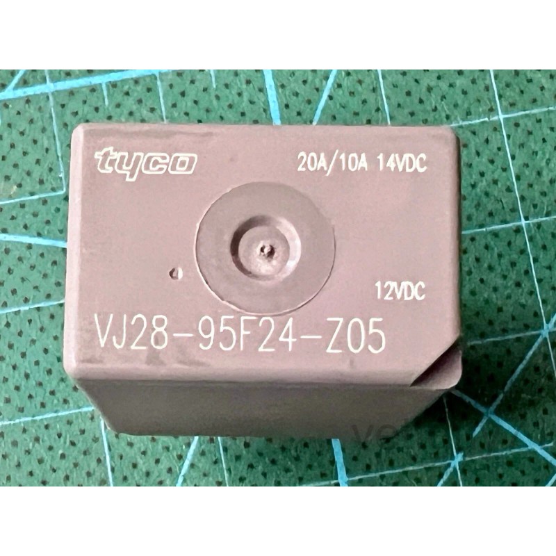 Tyco VJ28-95F24-Z05 12VDC SPDT 20A Relay, 5-pin Automotive/RV, VJ28-95F24