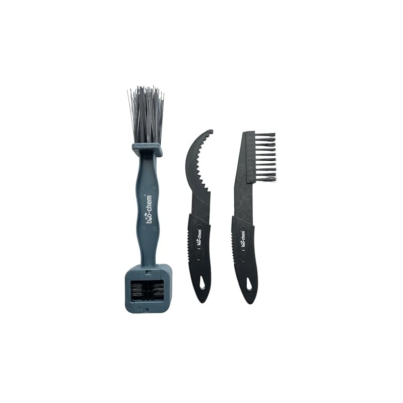 bio-chem Bicycle Brush Set 3 Pieces - Sprocket Brush, Chain