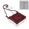 Cochoa Small Soft Pebbled Real Leather Women Crossbody Handbags &