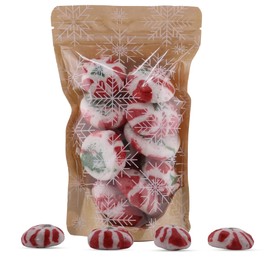 Peppermint Elf Bites Freeze Dried Christmas Nougats by Sugr Rushh | Crunchy & Sweet | Festive & Fun Freeze Dried Christmas Candy for Kids & Teens | Great for Stocking Stuffers or Gifts