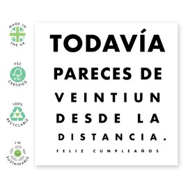 Central 23 - Tarjeta de cumpleaños divertida para amigos - Tarjeta de cumpleaños grosera para mamá papá - 30 40 50 - Tarjeta graciosa con pegatinas