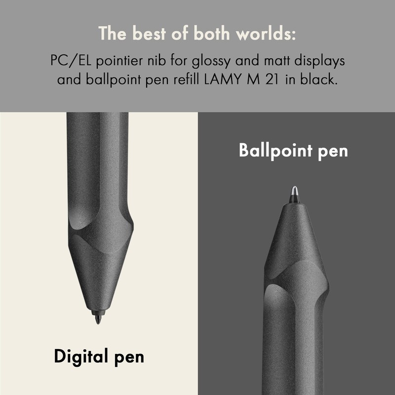 LAMY safari twin pen EMR all black (PC/EL tip) -