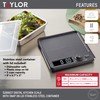 Taylor Digital Kitchen Scale with Dishwasher Safe Stainless Steel Container