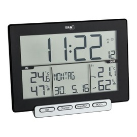 TFA Dostmann Trinity Wireless Thermo-Hygrometer for Indoor and Outdoor Climate with Thermo-Hygrometer