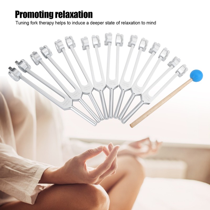 Tuning Fork Hammer Tool Set Diagnostic Tool for Sound Healing