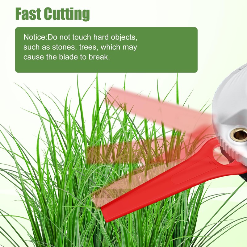 Dxyue Pack of 100 Plastic Blades Replacement for Stihl Polycut