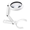 Illuminated 8 LED Magnifying Glass with 8x and 5x Magnification