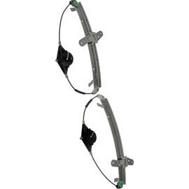 AUTO DN Front Window Regulator for Ford Crown Victoria 2011 for Mercury Grand Marquis 2011 2 Pcs Replacement 6W7Z5423209AA, 1W7Z5423209AA, 3W7Z5423209AA