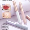 Portable Mini Makeup Brush with Cap, Soft Bristle Lip and Blending Brush One Size / Pink 15ea