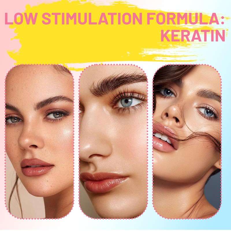 Wimpernlifting Set,Leicht Zu Bedienen Kit für Natürliche & Dickere Wimpern,Lash