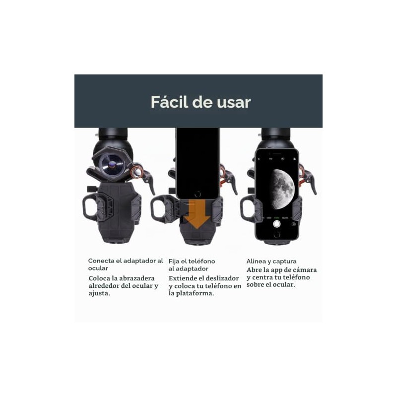 Celestron - NexYZ - Adaptador Universal para Smartphone de 3