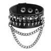 Eigso Custom Constellation Leather Bracelets for Men Women Rivets Punk