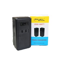 SEVENSTAR 2000W International Travel Voltage Converter for 110V USA Products (SS 230)