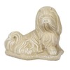 Solid Rock Stoneworks Shih Tzu Stone Dog Statue 8" Tall