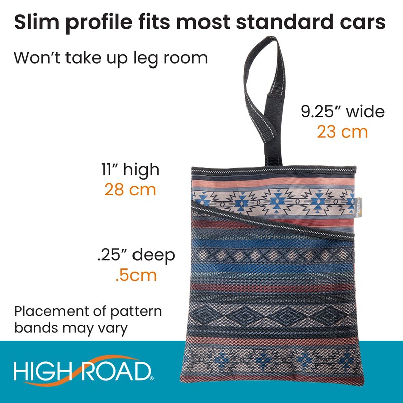 High Road Hanging Car Trash Bag with Waterproof Leakproof Liner,