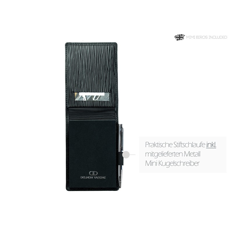 DELMON VARONE - Notepad Case DIN A7 Including 2 x