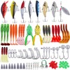PLUSINNO Fishing Lures Baits Tackle Including Crankbaits, Spinnerbaits, Plastic Worms,