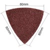 MACHSWON Triangular Sanding Paper,Triangle Oscillating Multi Tool,Hook and Loop Sanding