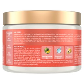 SheaMoisture Curl Stretch Multi-tasking Volume Cream Kalahari Melon Oil and a Tropical Vacation Scent With Hydrating Hyaluronic Serum, Defines Type 4 Curls For Days 11 Fl Oz