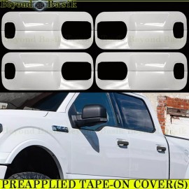 Torox 2015-18 2019 2020 FORD F150 Crew Cab Door Handle BOWL COVERS Z1 YZ OXFORD WHITE