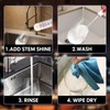 Wine Glass Cleaner and Crystal Cleaning Liquid, Effectively Removers Odors,