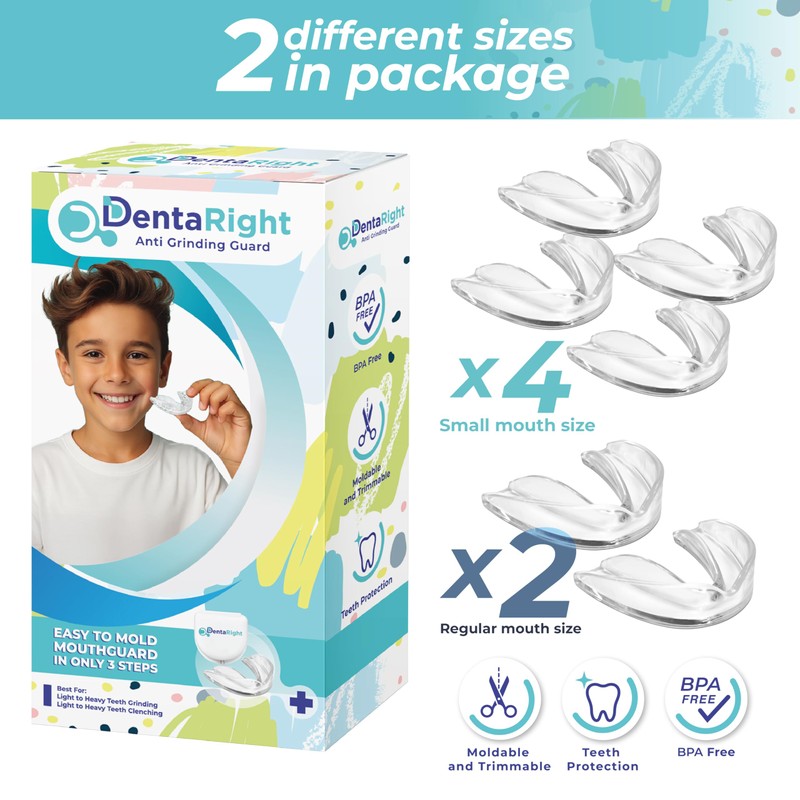 Moldable Mouth Guard for Teeth Grinding at Night, Pack of