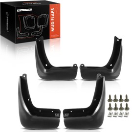 A-Premium Juego de 4 Guardabarros Guardabarros con Herrajes Compatible con Volkswagen Beetle 2013-2017, Hatchback, Convertible, Delantero LH RH y Trasero LH RH