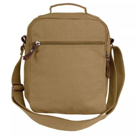 Rothco Mini Everyday Work Shoulder Bag School Crossbody Travel Tech Man Bag Purse - Coyote Brown