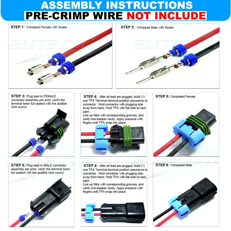 Aptiv (formerly Delphi) 365pcs (2,3,4,5 PIN) APTIV/Delphi Metri-Pack 280 Series