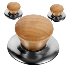 OHPHCALL 3 Sets Cookware Lid Replacement Handles of Wear Resistant Knobs for Safe Kitchen Use Comfortable Installation and Heat Protection for Pots and Pans