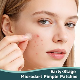 Microdart Pimple Patches for Face 9 Count,Hydrocolloid Zit Acne Patches