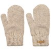 Barts Witzia Mitts 4543 Knitted Mittens Light Brown 24
