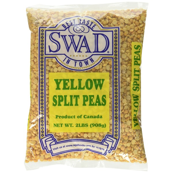 Great Bazaar Swad Split Peas, Yellow, 2 Pound