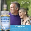 Daitea Magnesium Glycinate + Zinc Supplement - Supports Bone,Muscle,Ne