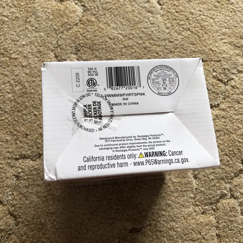 Nostalgia My Mini Heart Waffle Maker Small Bites Big Yums