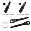 Portable Keychain Screwdriver, Bestgle EDC Outdoors Repair Tool Key Chain