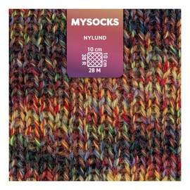 myboshi mysocks Sock Wool, 4 Ply, Felt-Free, 75% Wool, for Socks and Stockings, Ökotex Certified, Very Durable