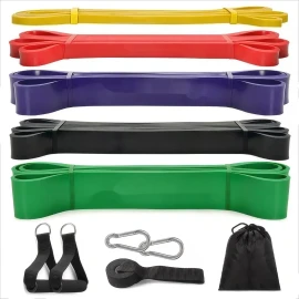 Set 5 Bandas De Resistencia Pull Ups Elásticos