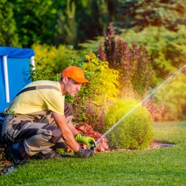 Relaxdays Impact Circle Sprinkler, Watering of Large Areas up to 530 m², 13 m Reach, 360°, Irrigation, Green-Black