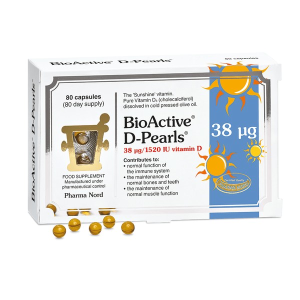 BioActive Dpearls caps 38 (80 caps)