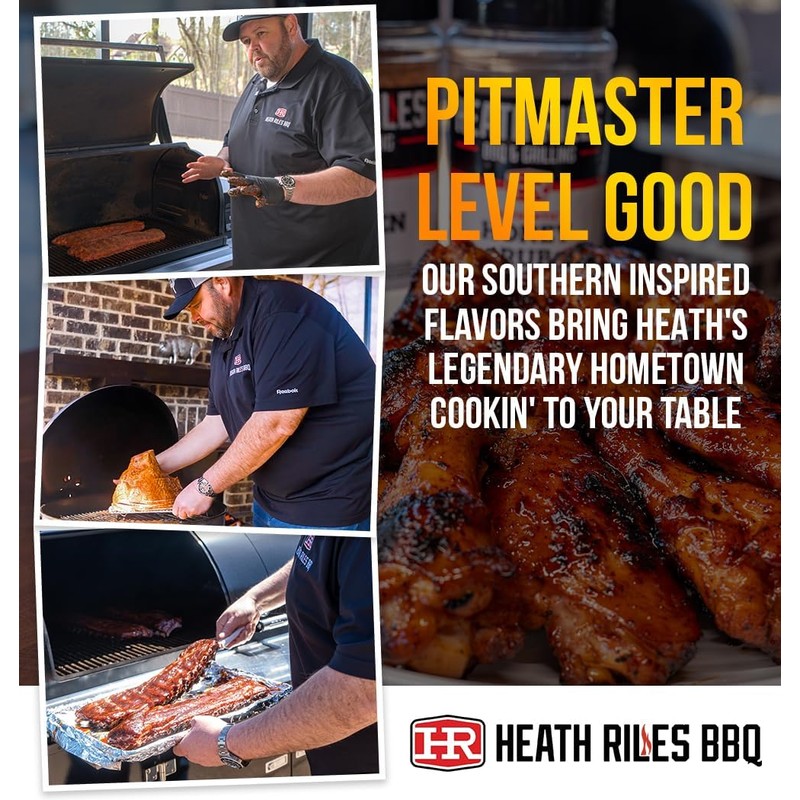 Heath Riles BBQ Competition Barbecue Sauce, Champion Pitmaster Recipe, Bottle
