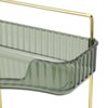 2 Tier Corner Bathroom Countertop Organizer Space Saving Easy Assembly