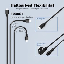 65W Lenovo Netzteil USB C Ladekabel Laptop für Lenovo Thinkpad X1 Carbon T14 T15 T480 T490 T580 T590 E480 E490 E580 E590 E595 Yoga 720 730 13ikb 910 Ladegerät Type C Adapter Charger