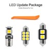 10pcs LED White Interior Lights Bulb for 2022- Nissan Pathfinder