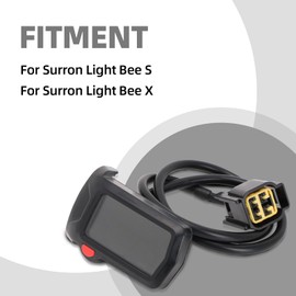 JFG Racing Speedometers for Surron Light Bee,Digital Display Dashboard Gauge Cluster Assembly for Electric Dirt Bike Sur Ron Light Bee X and S